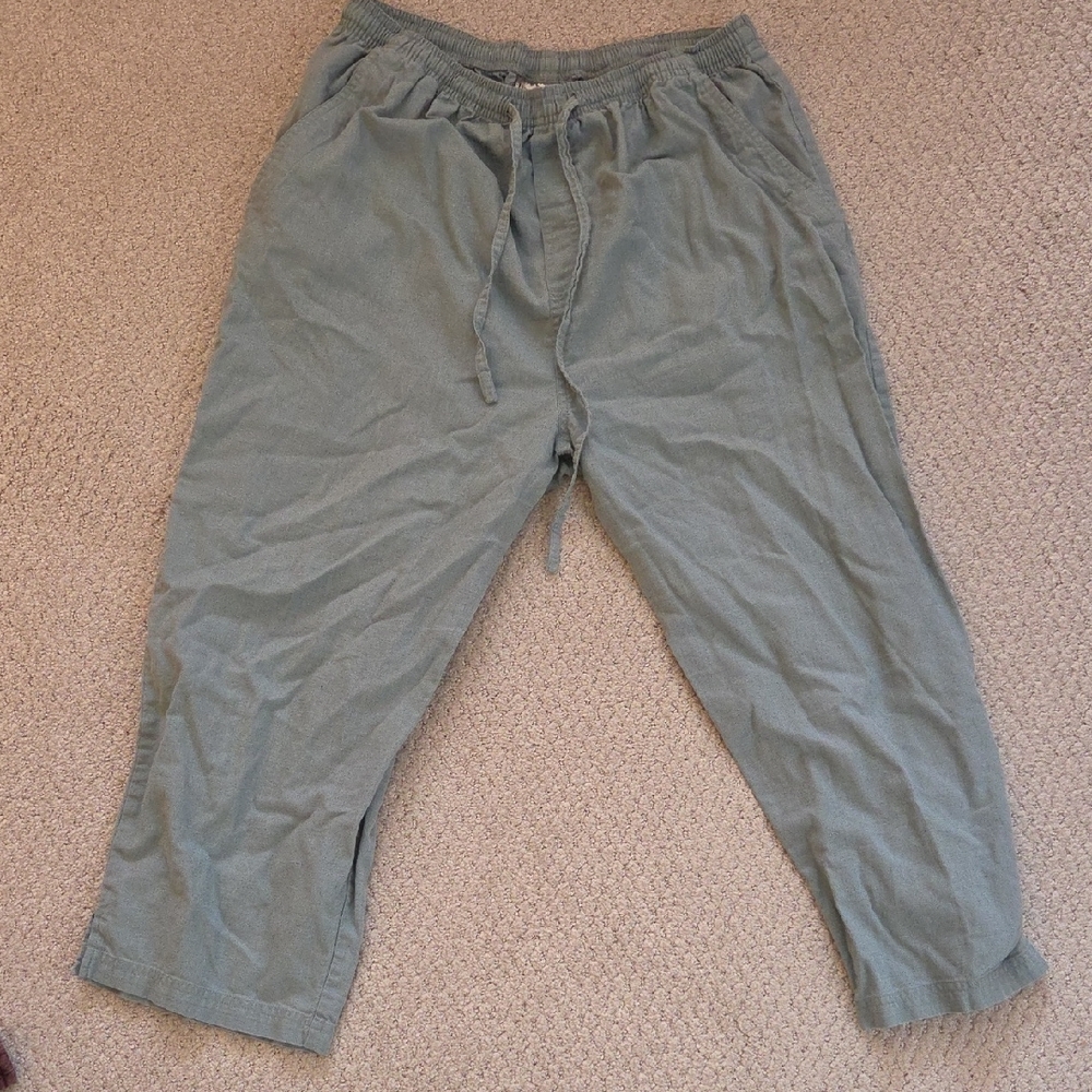 Stephanie Rogers Olive Drawstring Joggers